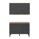 Ver imagem 3 de Cozinha Compacta Firenze 02 Peças 06 Portas 02 Gavetas