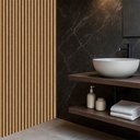 Ver imagem 2 de Painel Ripado Modular Escritório Quarto Sala Autocolante - 1,80 X 2,40