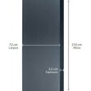 Ver imagem 4 de Folha de Porta Madeira Laqueada 210x72cm Lisa Casablanca