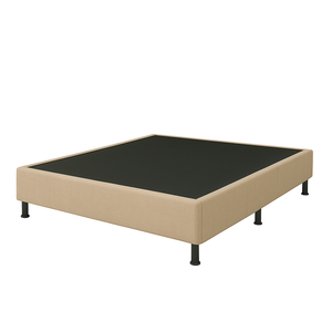 Base Cama Box Casal Suede 138x188 Bege