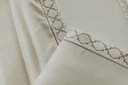 Ver imagem 5 de Conjunto Cama Casal Queen Size Madri Bordado 300 Fios Super Macio:caqui