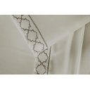 Ver imagem 4 de Conjunto Cama Casal Queen Size Madri Bordado 300 Fios Super Macio:caqui