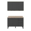 Ver imagem 3 de Cozinha Compacta Firenze 02 Peças 06 Portas 02 Gavetas