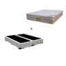 Cama Box Casal Bipartido 138 Sintético Branco com Colchão Ortobom Airtech Spring Pocket D26 Bege 70x - 2