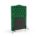 Ver imagem 2 de Kit Cabeceira Decorativa Para Cama Box Pollux e Calçadeira Sagitarius 90 Para Cama de Solteiro Sued