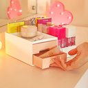 Ver imagem 7 de Conjunto Organizador Multi Uso de 2 Gavetas e de Mesa Rosa