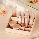 Ver imagem 2 de Conjunto Organizador Multi Uso de 2 Gavetas e de Mesa Rosa