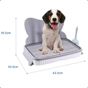 Ver imagem 2 de Bandeja Sanitária Cães Pet Cachorro Caixa Areia até 10 Kg