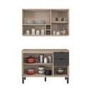 Ver imagem 5 de Cozinha Compacta Firenze 02 Peças 05 Portas 02 Gavetas 