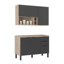 Ver imagem 6 de Cozinha Compacta Firenze 02 Peças 05 Portas 02 Gavetas 