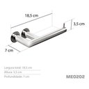 Ver imagem 3 de Papeleira Inox - Kromus ME0202