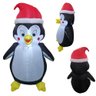 Pinguim Natal Inflavel Grande 1 Metro 20 Cm Natalino Decoraçao Loja Casa Comemoraçao Festa Evento Fi - 1
