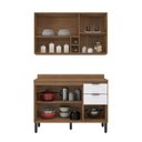Ver imagem 5 de Cozinha Compacta Firenze 02 Peças 05 Portas 02 Gavetas 
