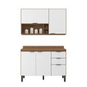 Ver imagem 3 de Cozinha Compacta Firenze 02 Peças 05 Portas 02 Gavetas 