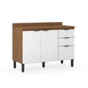 Ver imagem 7 de Cozinha Compacta Firenze 02 Peças 05 Portas 02 Gavetas 