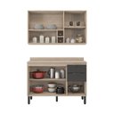 Ver imagem 5 de Cozinha Compacta Firenze 02 Peças 05 Portas 02 Gavetas 