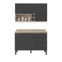 Ver imagem 3 de Cozinha Compacta Firenze 02 Peças 05 Portas 02 Gavetas 