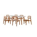 Ver imagem 2 de Conjunto de Mesa de Jantar Maia Tampo com Vidro Laqueado 160cm 6 Cadeiras Maia Premium