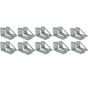 Kit 20 Suporte para Cabeceira Cama Box Par de Framer 330x60 Aço Galvanizado - Arkell