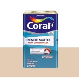 Coral Rende Muito Branco 18l e 16l Coral Rende Muito Tinta Concentrada Acabamento Fosco Areia - 1