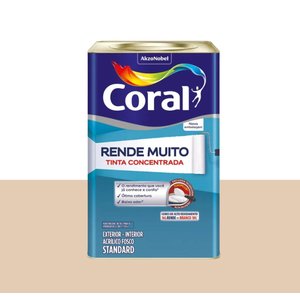 Coral Rende Muito Branco 18l e 16l Coral Rende Muito Tinta Concentrada Acabamento Fosco Areia
