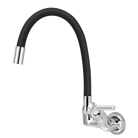Torneira Gourmet Parede com Saída Universal para Purificador:preto