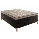 Ver imagem 1 de Cama Box Conjugado Casal: Colchão Ortopédico D33 Pasquale Pillow Black (138x188x48) Paropas