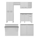 Ver imagem 6 de Cozinha Completa c/ Bancada Siena Multimóveis MP2040 Branca