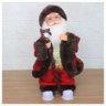 Decoração Enfeite Natal Musical Movimento Papai Noel com Led 28cm - 1