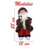 Decoração Enfeite Natal Musical Movimento Papai Noel com Led 28cm - 3