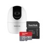 Kit Câmera IP Inteligente Interna Intelbras 360° Full HD + Cartão de Memória Micro SD Sandisk 128GB - 1