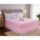 Ver imagem 1 de Jogo de Lençol Casal com Saia Cama Box 5 Peças:patchwork