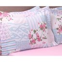 Ver imagem 4 de Jogo de Lençol Casal com Saia Cama Box 5 Peças:patchwork