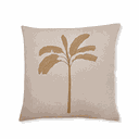Ver imagem 1 de Almofada Bordada Palmeira Caramelo - Completa