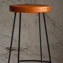 Ver mais imagens de Kit 2 Banqueta E Prateleira Teto Peroba Preto Aurum DHom