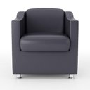 Ver imagem 1 de Poltrona para Recepção Clínica Médica - Cinza