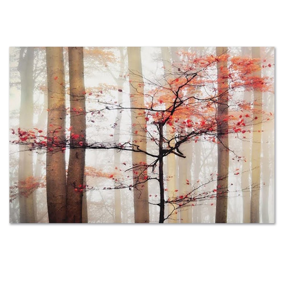 Quadro Decorativo Natiureza Outono, Tela em Canvas ideal para  Sala, Quarto e Hall  (100x70 cm)