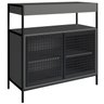 Armario Gabinete Industrial Banheiro P1038 Grafite Pp Milani Store - 1