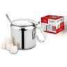 Açucareiro com Colher e Tampa de Aço Inox 7x11cm Class Home - 4