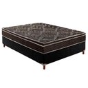Ver imagem 1 de Cama Box Casal: Colchão Anatômico Paropas D28/EP Pasquale + Base CRC Rústico Black(138x188)