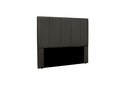 Ver imagem 2 de Cabeceira King Size Estofada Suede 195cm Ravena Cinza