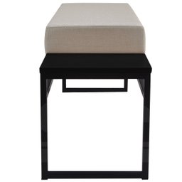 Banco Estofado 2 Lugares Paradise Conforto Elegância Recamier - 5