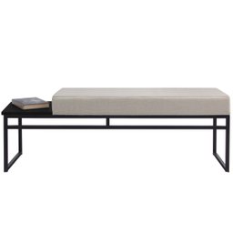 Banco Estofado 2 Lugares Paradise Conforto Elegância Recamier - 2