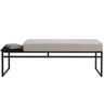 Banco Estofado 2 Lugares Paradise Conforto Elegância Recamier - 2