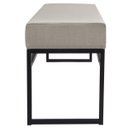 Ver imagem 4 de Banco Estofado 2 Lugares Paradise Conforto Elegância Recamier