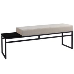 Banco Estofado 2 Lugares Paradise Conforto Elegância Recamier - 6