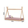 Mini Cama Montessoriana Natural Marrom - 7
