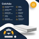 Ver imagem 7 de Cama Box Baú Solteiro com Colchão de Molas Ensacadas Double Comfort 88 x 188 x 62 cm