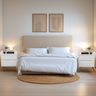 Kit Duas Mesas Organizadora Mesinha Cabeceira Mesa de Cabeceira Cama Quarto Pés Madeira Mdf Multifun - 1