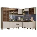 Ver imagem 1 de Cozinha Modulada 13 Peças MDF Evy Duna Cristal 27 Henn